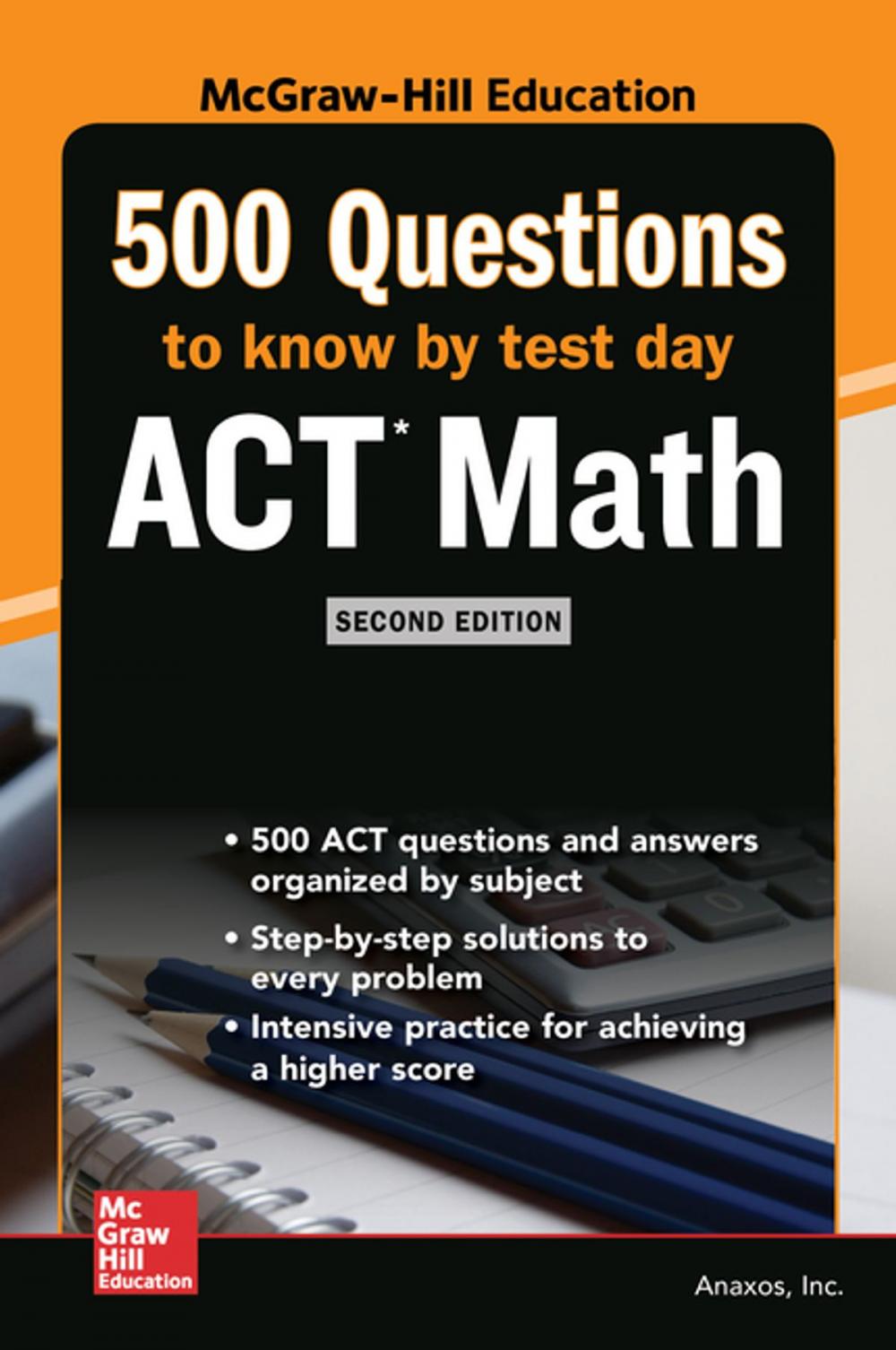 Big bigCover of 500 ACT Math Questions to Know by Test Day, Second Edition