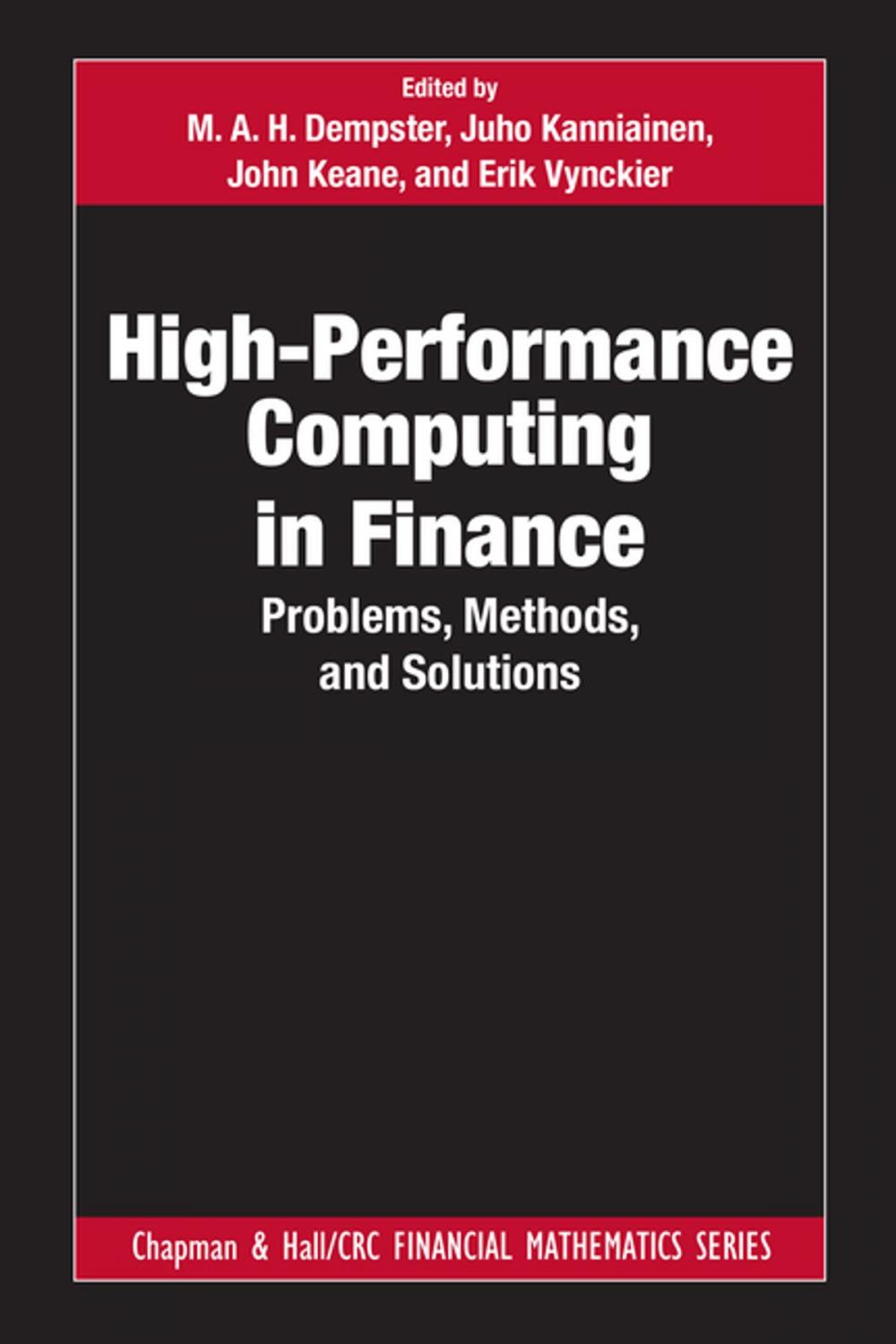 Big bigCover of High-Performance Computing in Finance