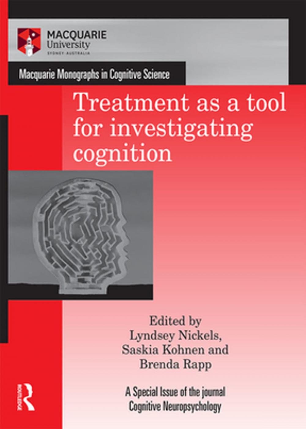 Big bigCover of Treatment as a tool for investigating cognition