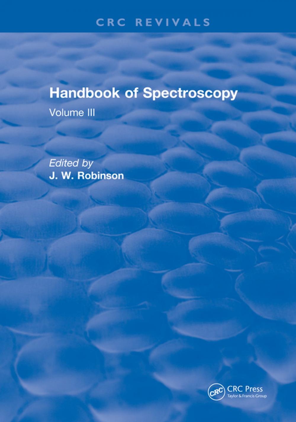 Big bigCover of Handbook of Spectroscopy