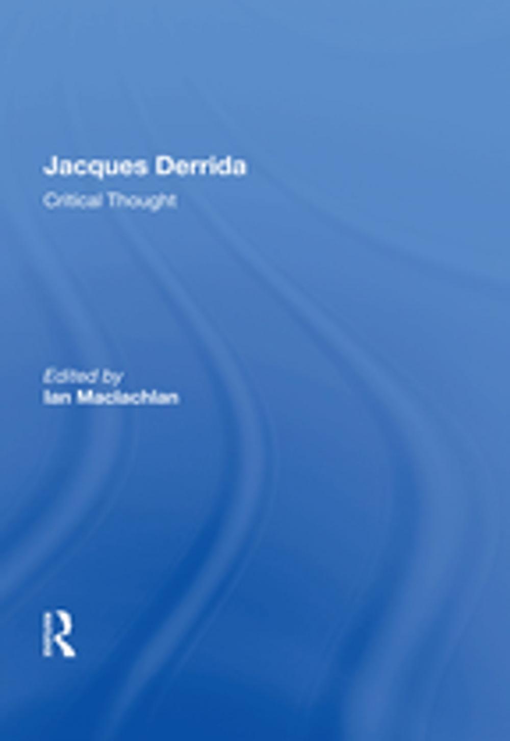 Big bigCover of Jacques Derrida