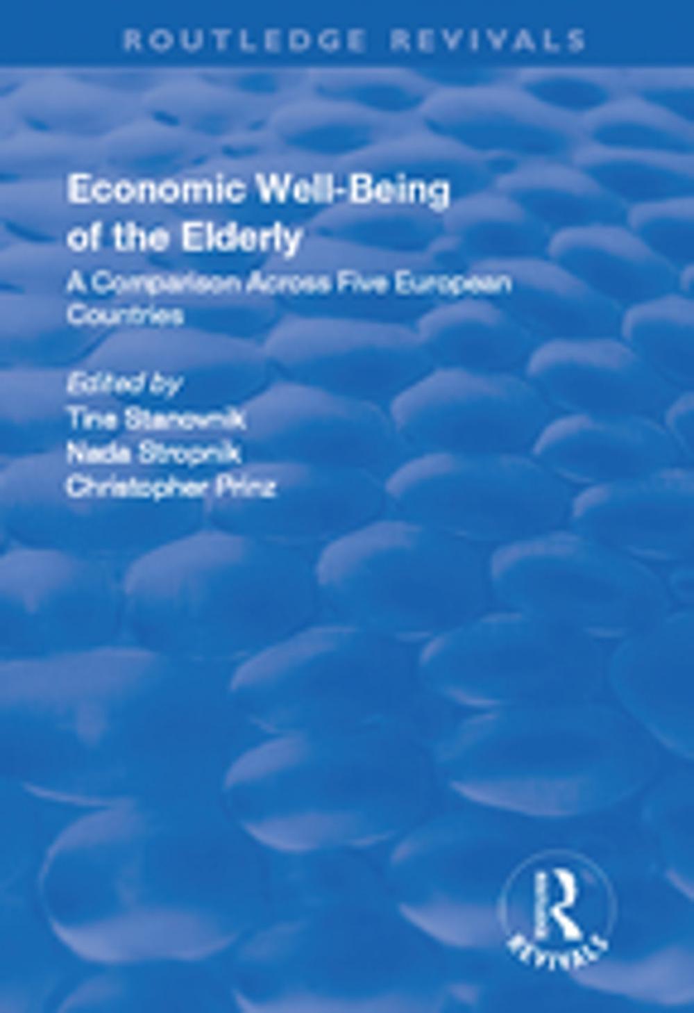 Big bigCover of Economic Well-Being of the Elderly