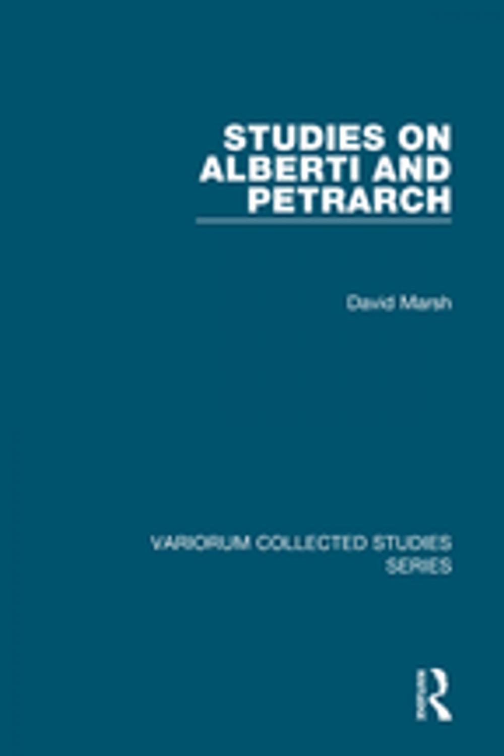 Big bigCover of Studies on Alberti and Petrarch