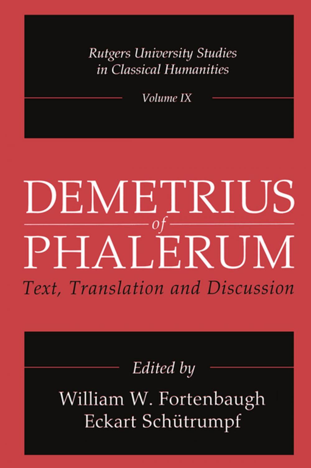 Big bigCover of Demetrius of Phalerum