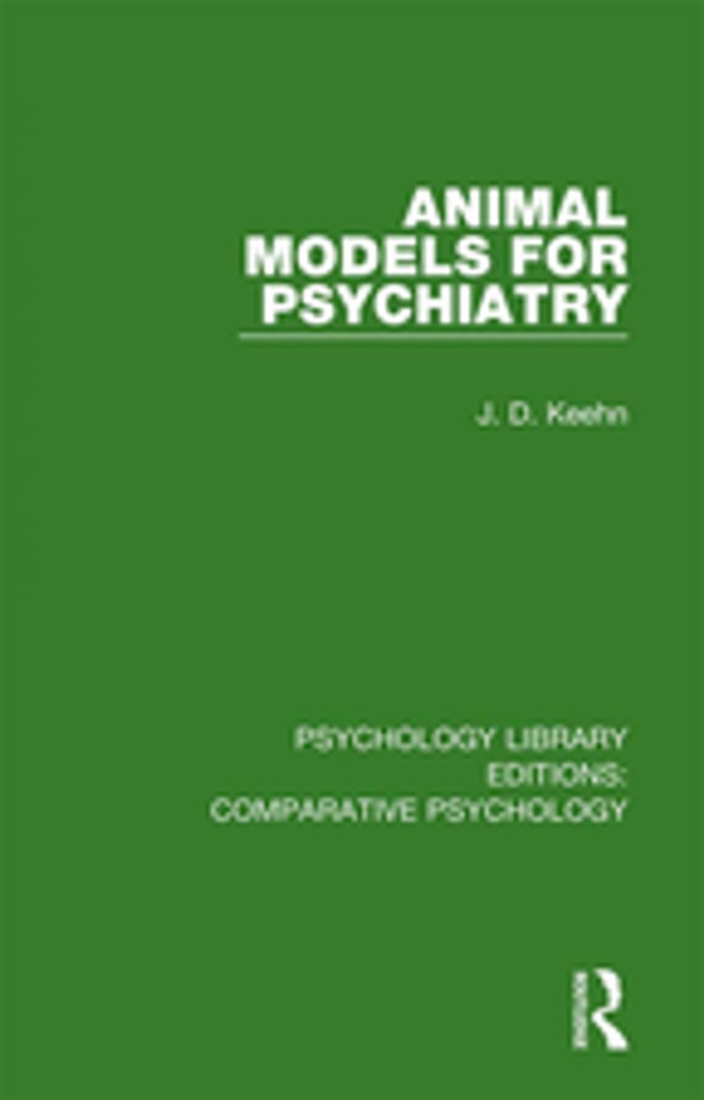 Big bigCover of Animal Models for Psychiatry