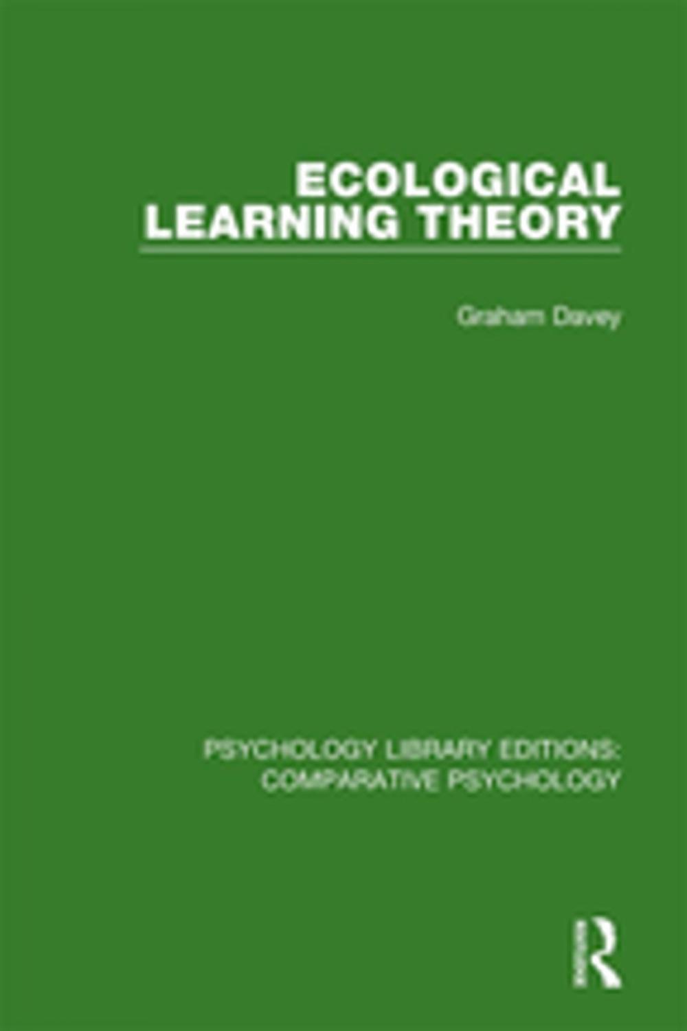 Big bigCover of Ecological Learning Theory