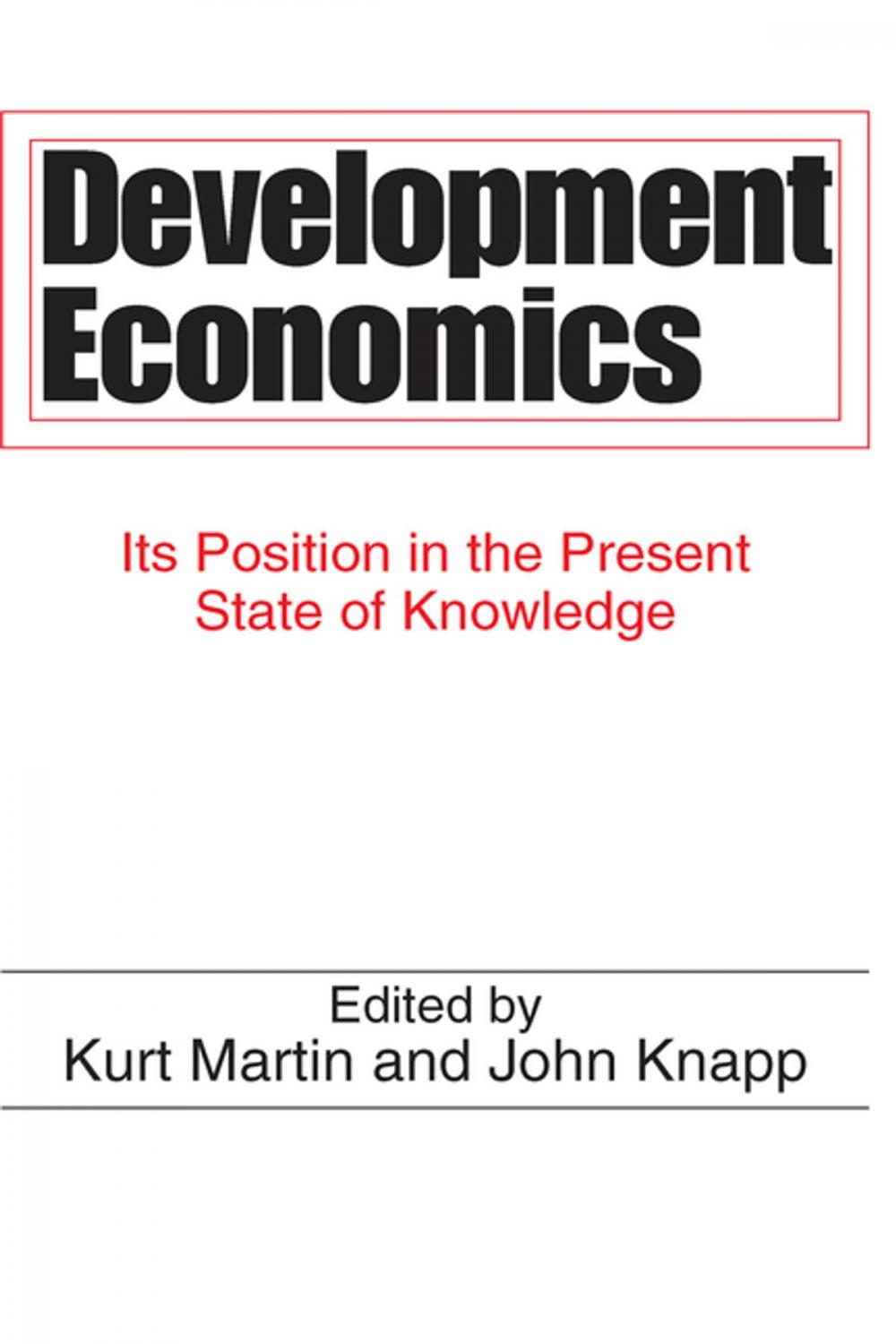 Big bigCover of Development Economics