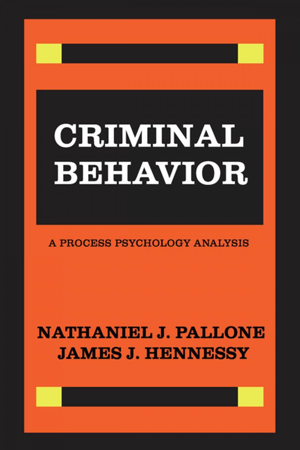 Big bigCover of Criminal Behavior