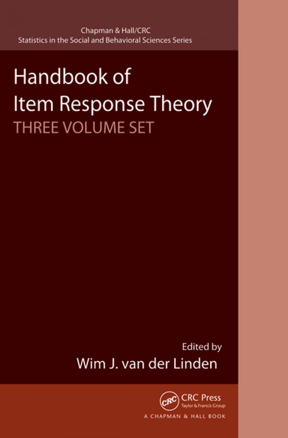 Big bigCover of Handbook of Item Response Theory, Three Volume Set