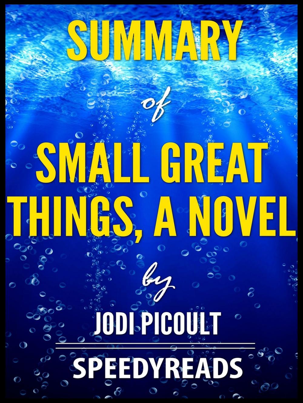 Big bigCover of Summary of Small Great Things, A Novel by Jodi Picoult