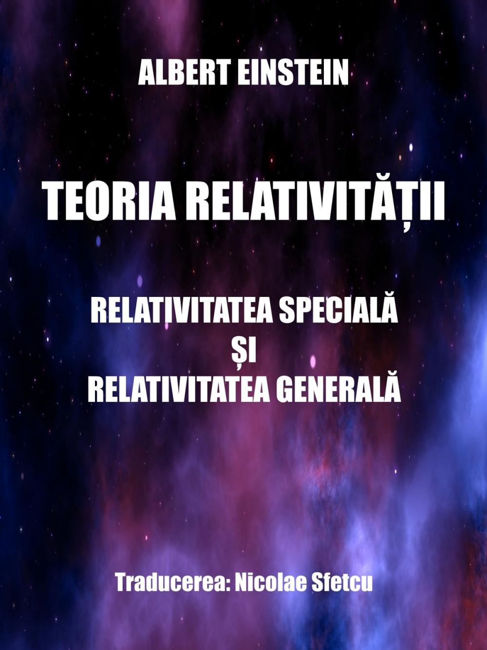 Big bigCover of Teoria relativității: Relativitatea specială și relativitatea generală