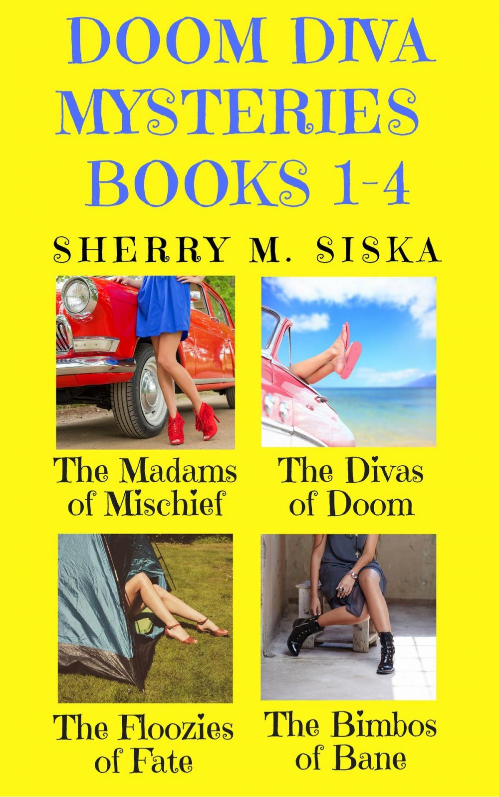 Big bigCover of The Doom Diva Mysteries Books 1: 4 Box Set: Four Humorous Cozy Mysteries