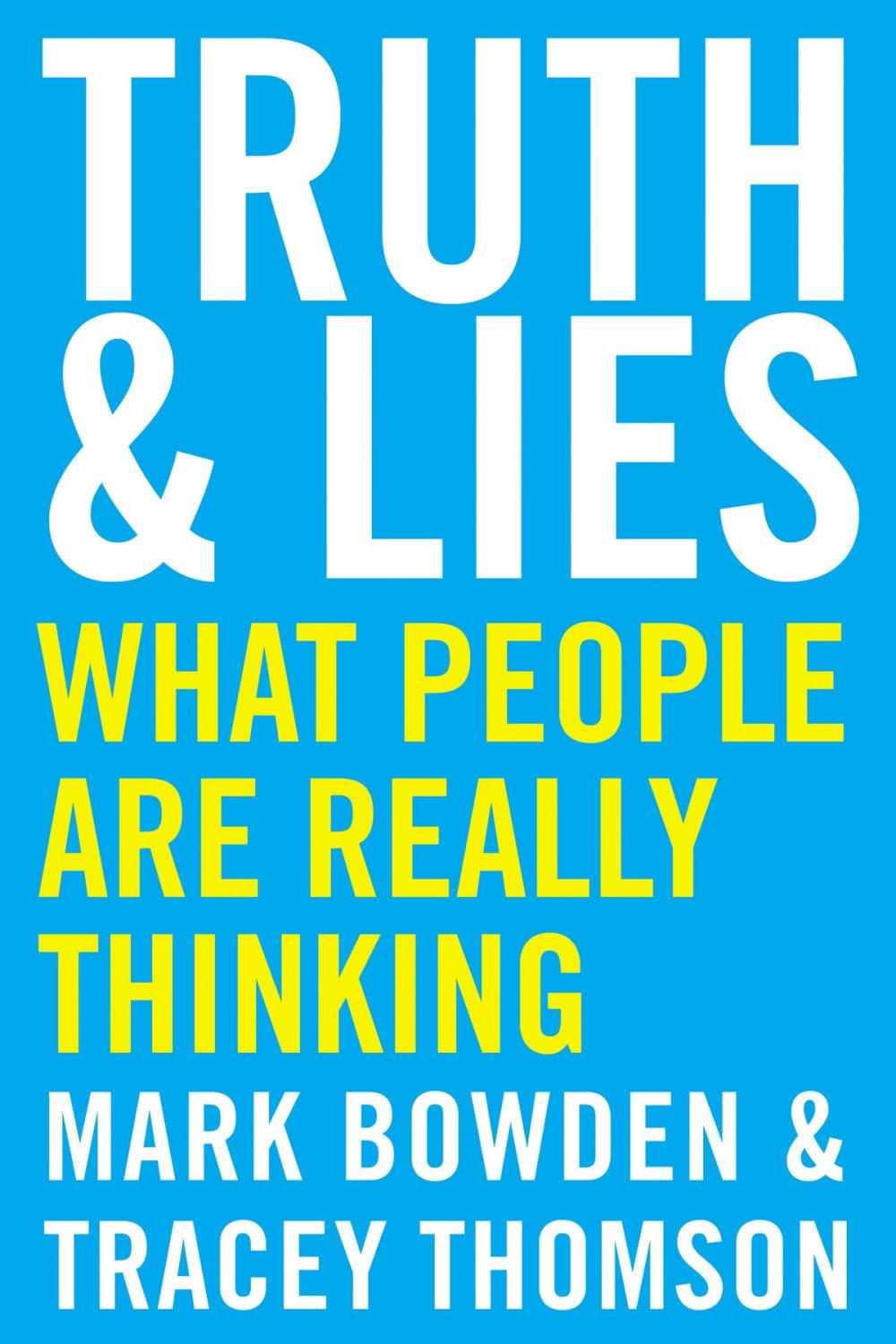 Big bigCover of Truth and Lies