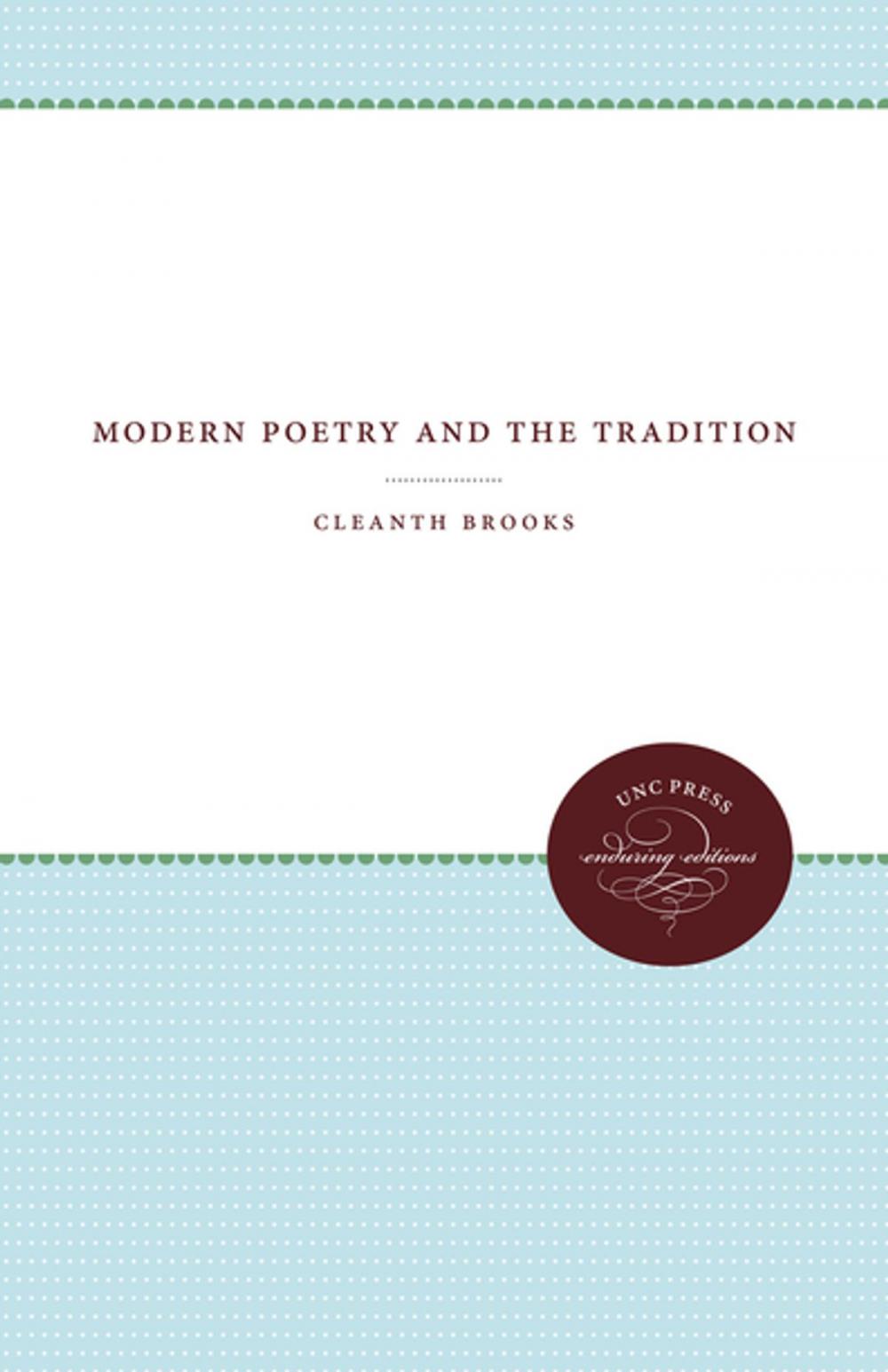 Big bigCover of Modern Poetry and the Tradition