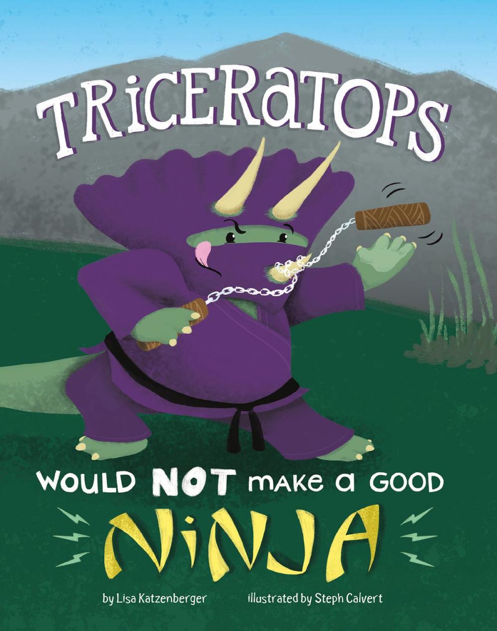 Big bigCover of Triceratops Would NOT Make a Good Ninja