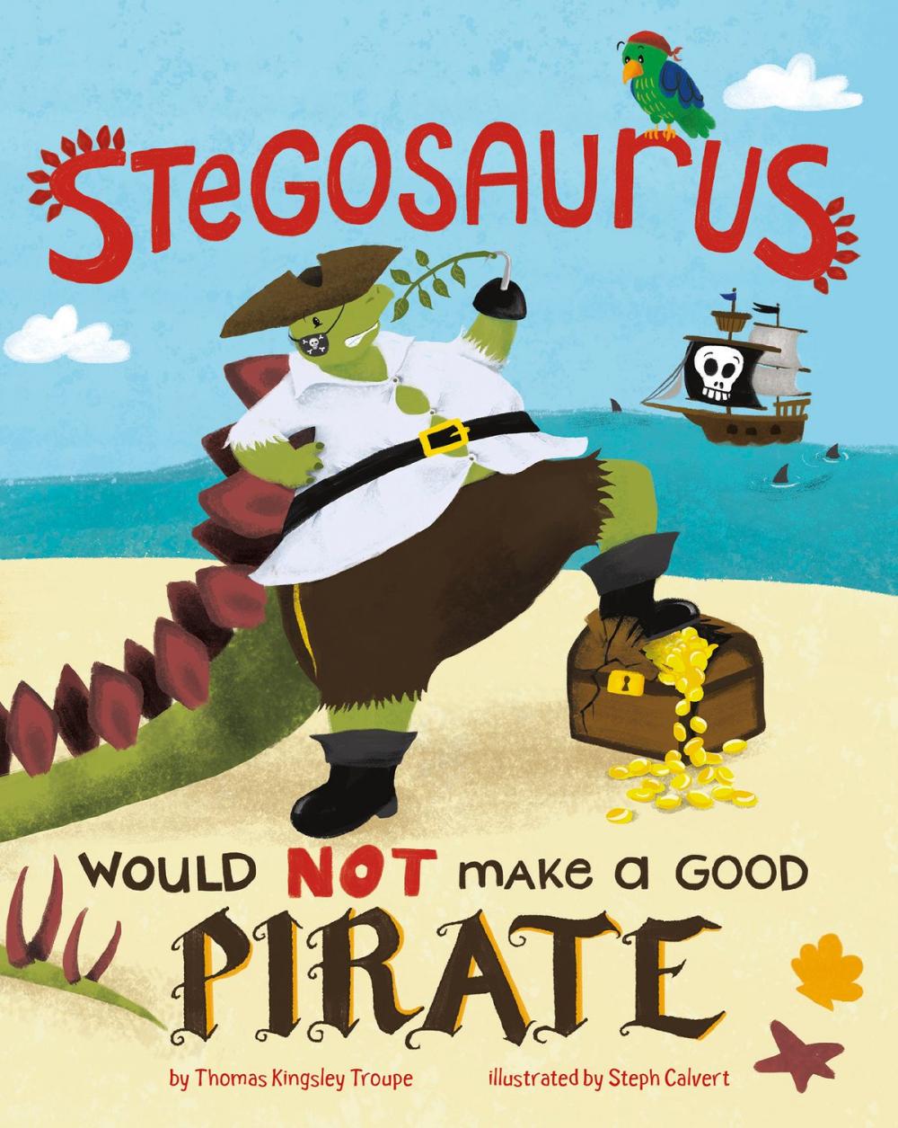 Big bigCover of Stegosaurus Would NOT Make a Good Pirate