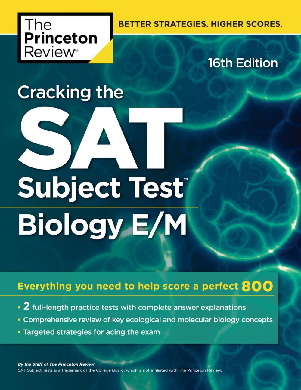 Big bigCover of Cracking the SAT Subject Test in Biology E/M, 16th Edition
