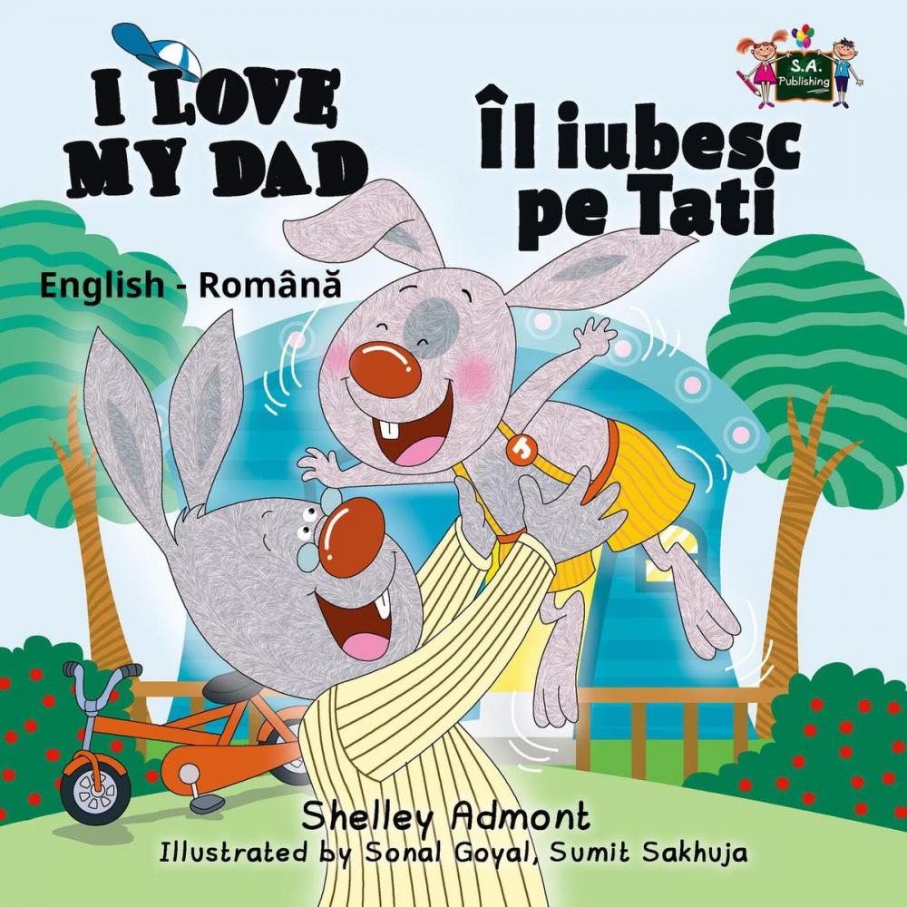 Big bigCover of I Love My Dad Îl iubesc pe Tati (Romanian Children's Book)