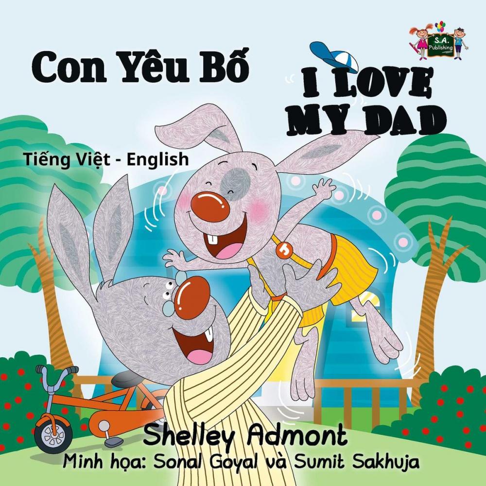 Big bigCover of Con Yêu Bố I Love My Dad (Vietnamese Kids book)