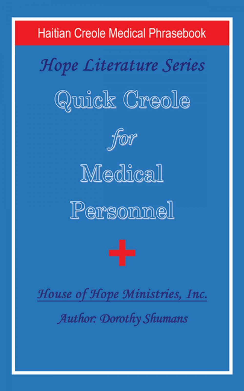 Big bigCover of Quick Creole for Medical Personnel