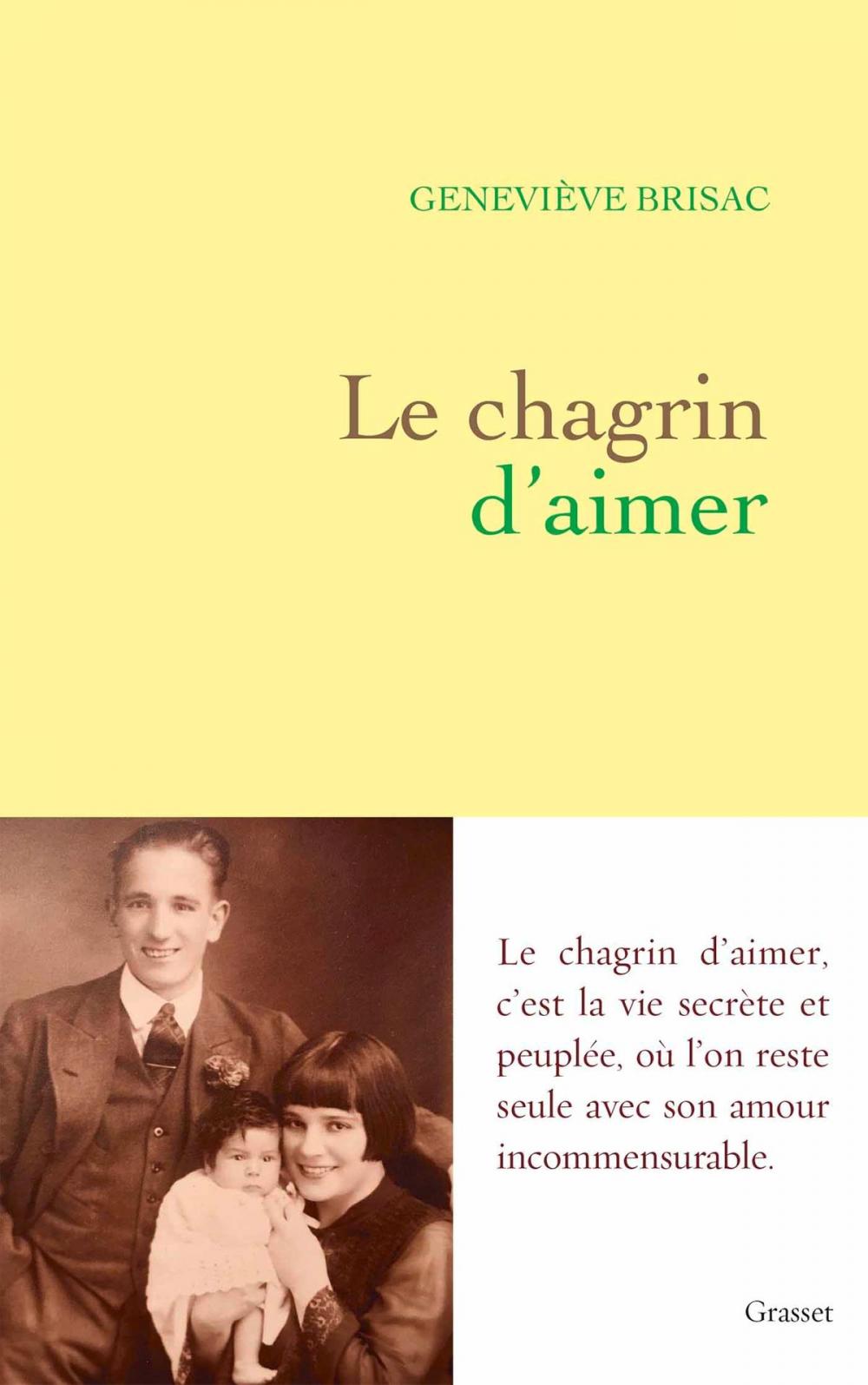 Big bigCover of Le chagrin d'aimer