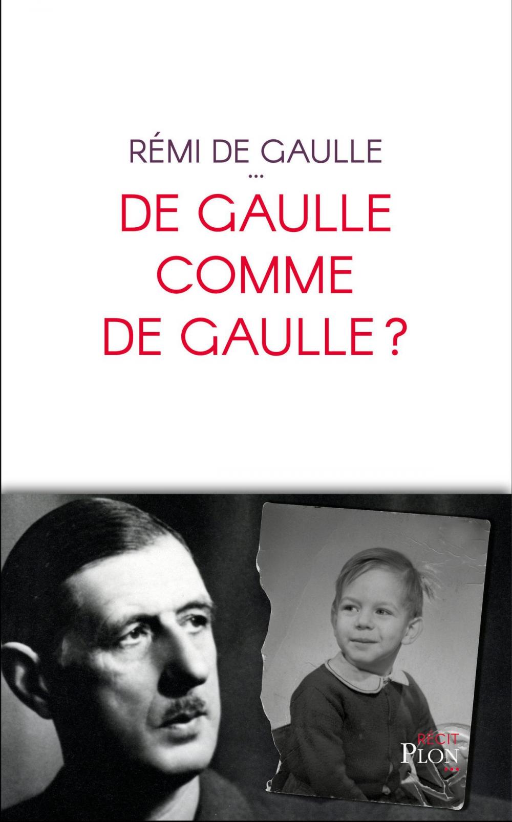 Big bigCover of De Gaulle comme de Gaulle ?