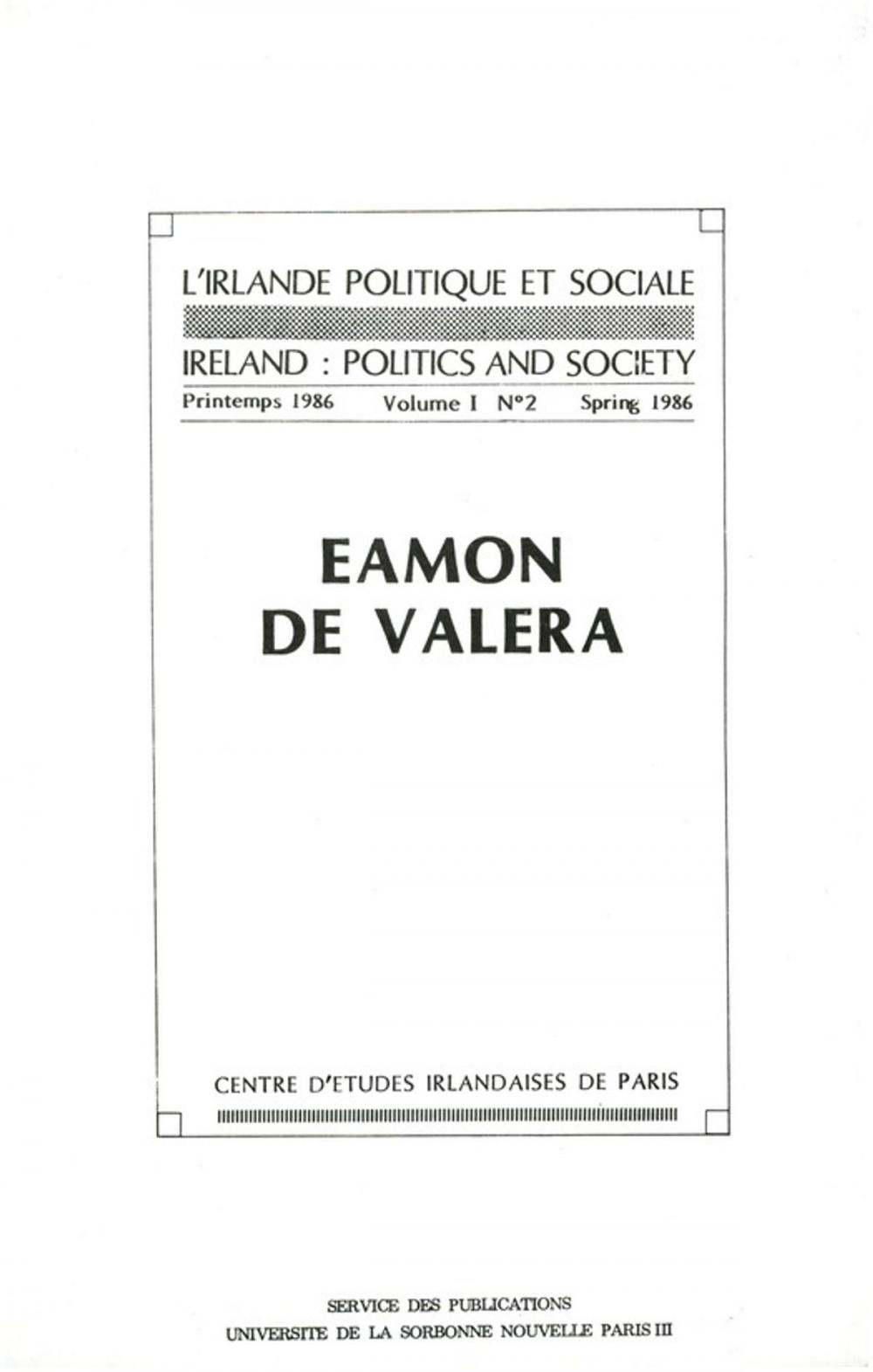 Big bigCover of Eamon de Valera