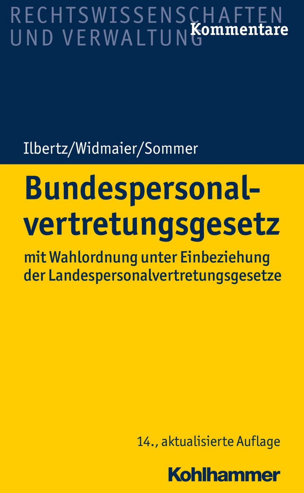 Big bigCover of Bundespersonalvertretungsgesetz