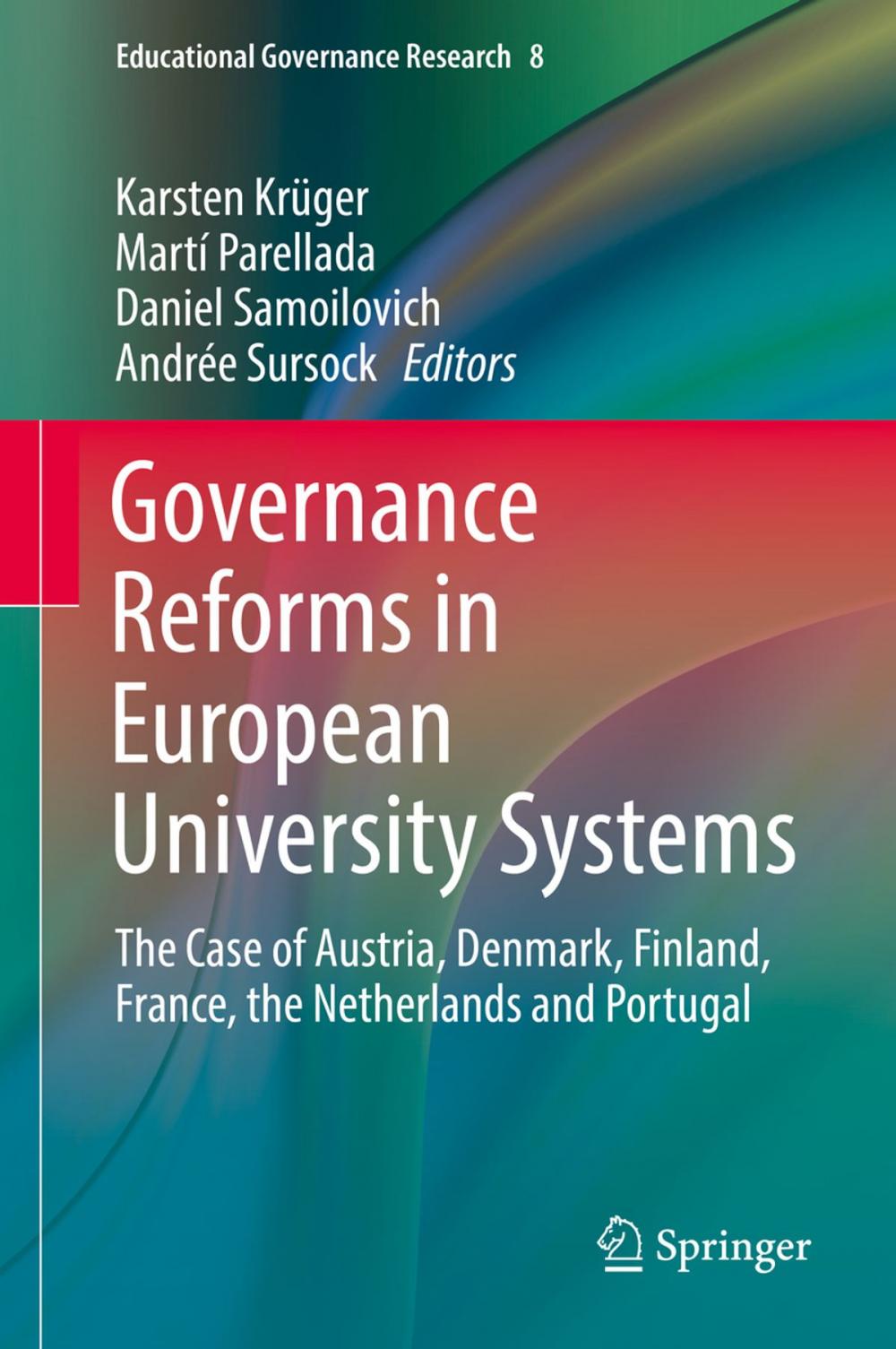 Big bigCover of Governance Reforms in European University Systems