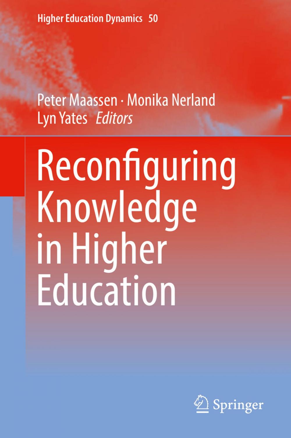 Big bigCover of Reconfiguring Knowledge in Higher Education