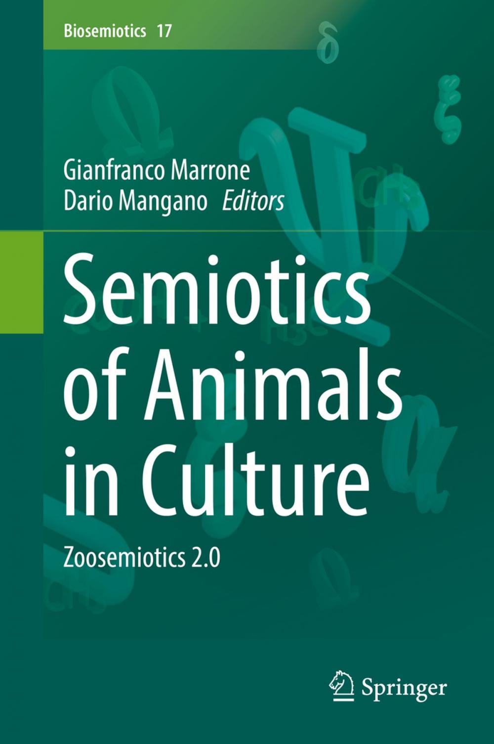 Big bigCover of Semiotics of Animals in Culture