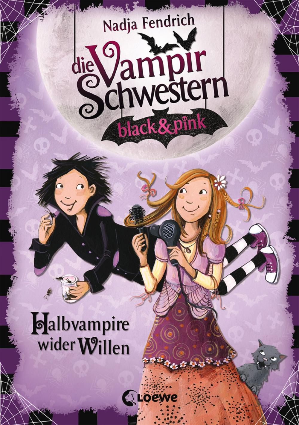 Big bigCover of Die Vampirschwestern black & pink 1 - Halbvampire wider Willen