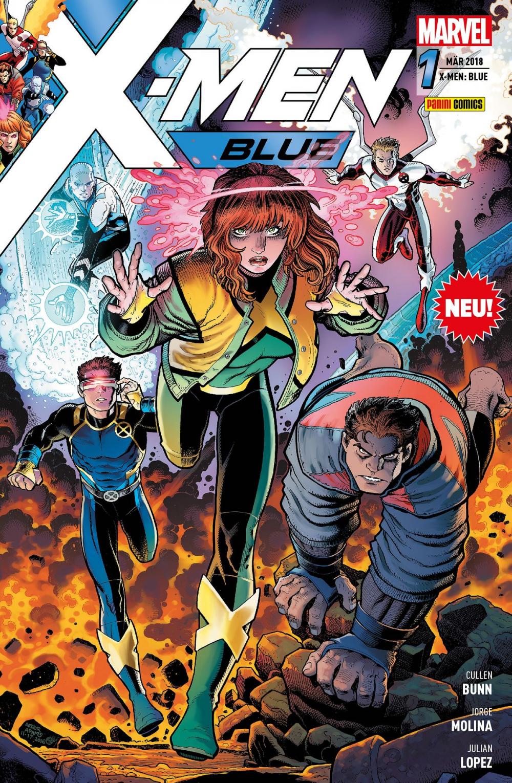 Big bigCover of X-Men: Blue 1 - Reise ins Blaue