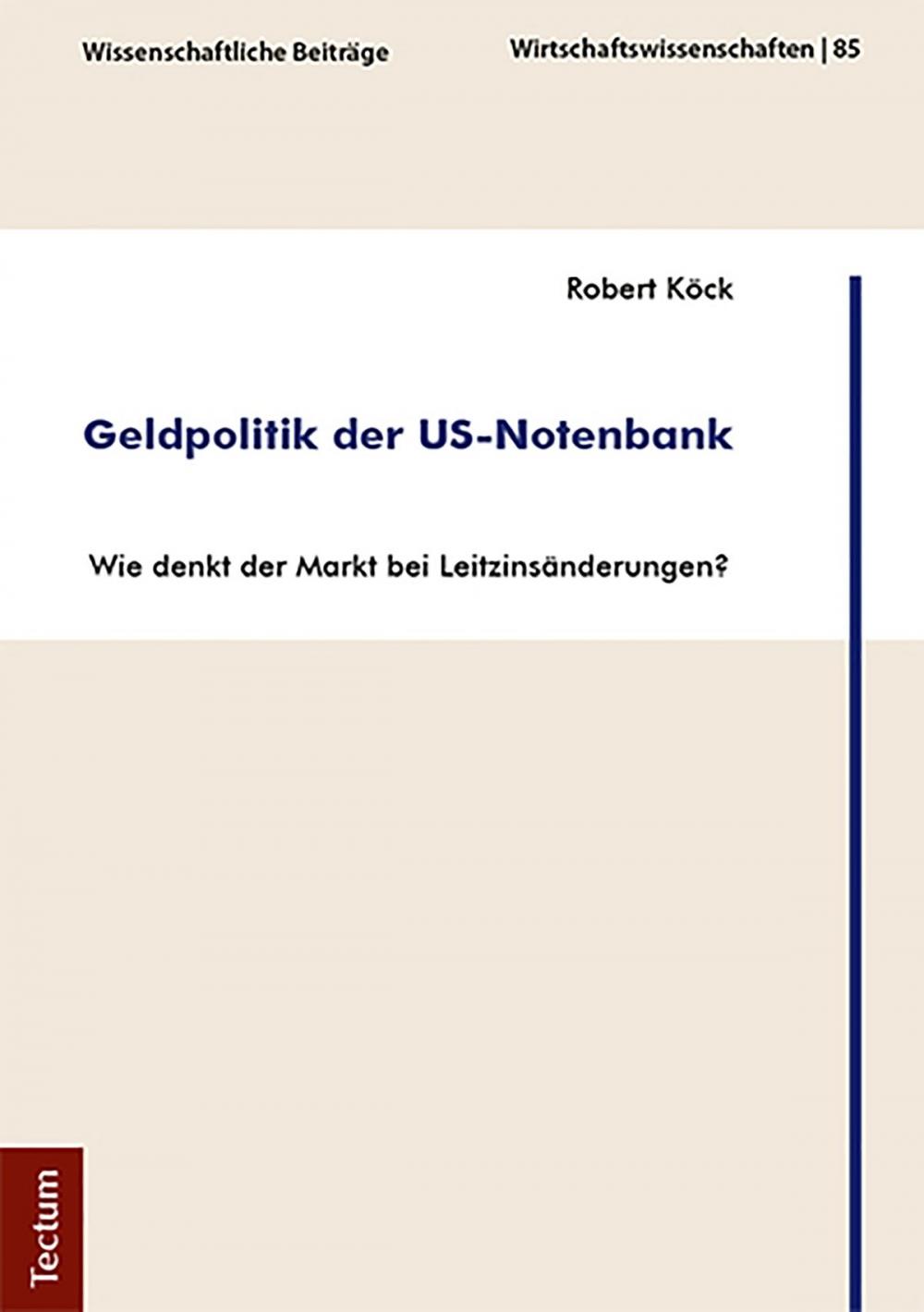 Big bigCover of Geldpolitik der US-Notenbank