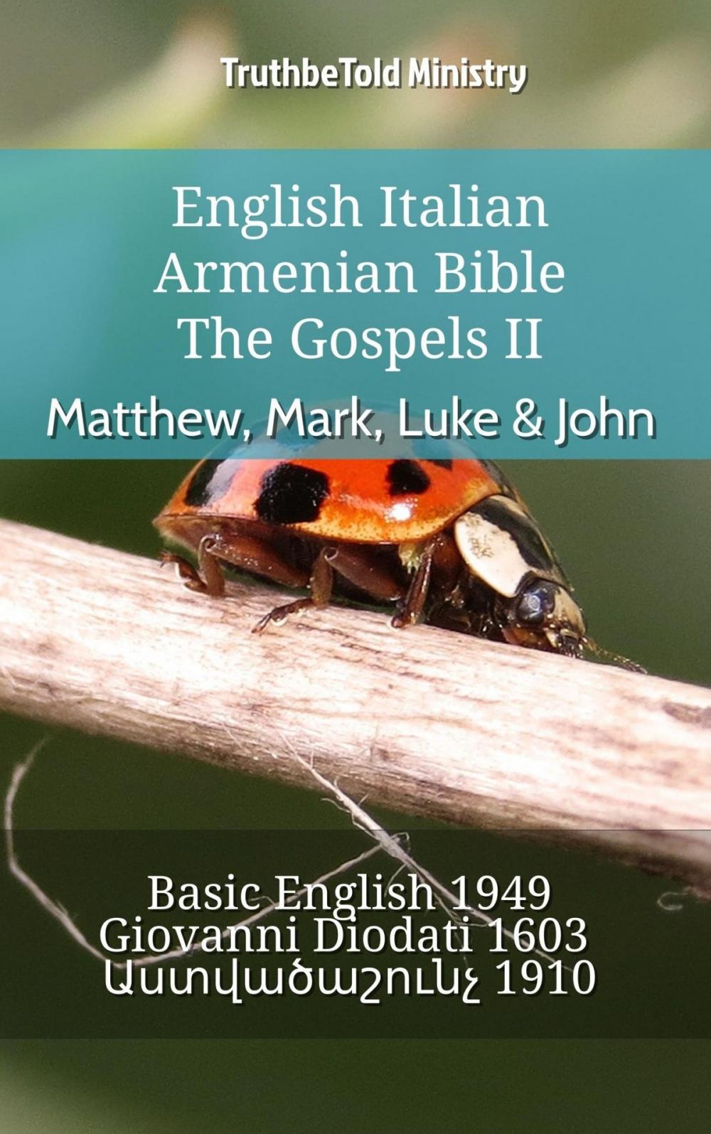 Big bigCover of English Italian Armenian Bible - The Gospels II - Matthew, Mark, Luke & John