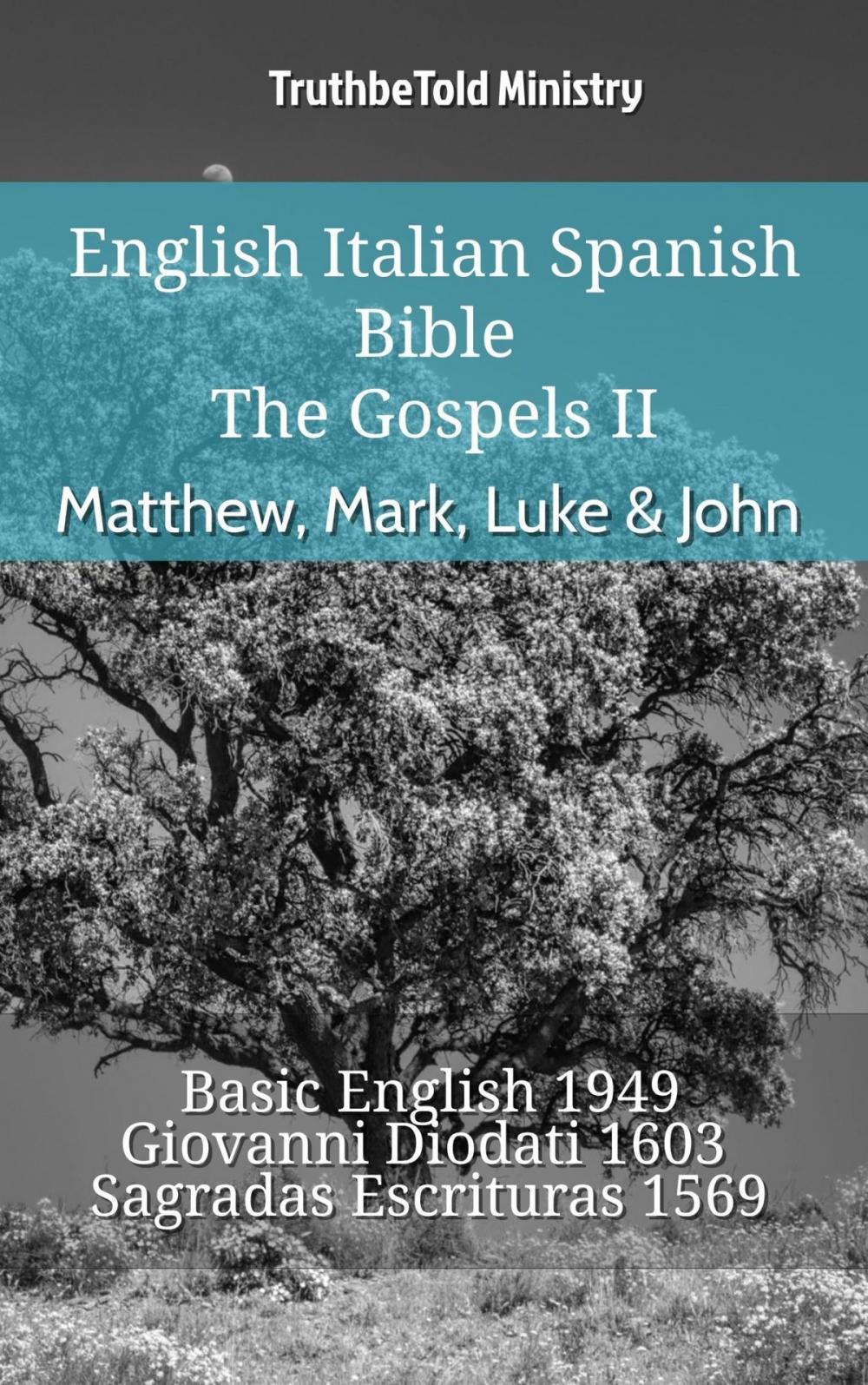 Big bigCover of English Italian Spanish Bible - The Gospels II - Matthew, Mark, Luke & John