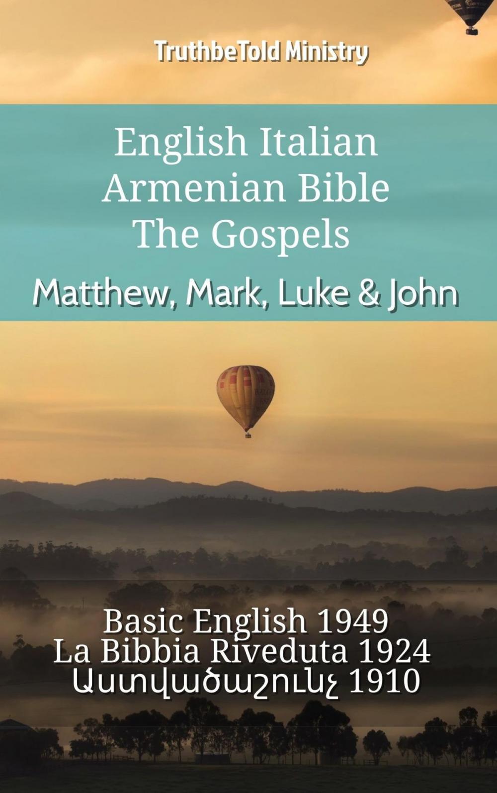 Big bigCover of English Italian Armenian Bible - The Gospels - Matthew, Mark, Luke & John