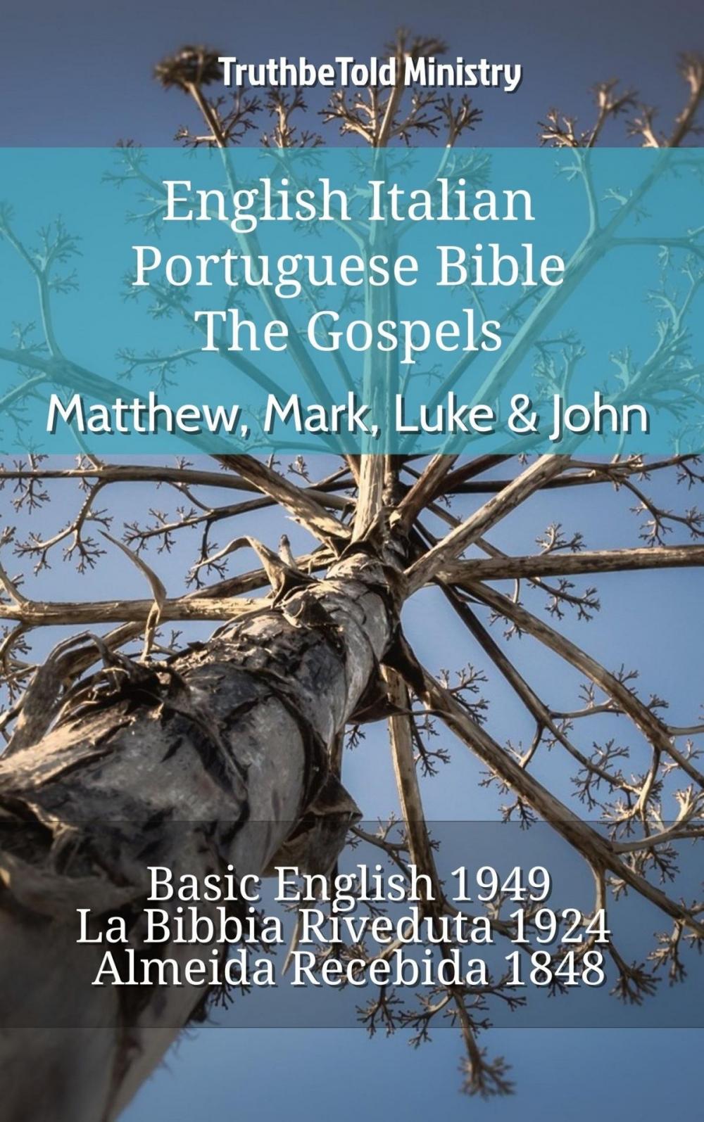 Big bigCover of English Italian Portuguese Bible - The Gospels - Matthew, Mark, Luke & John