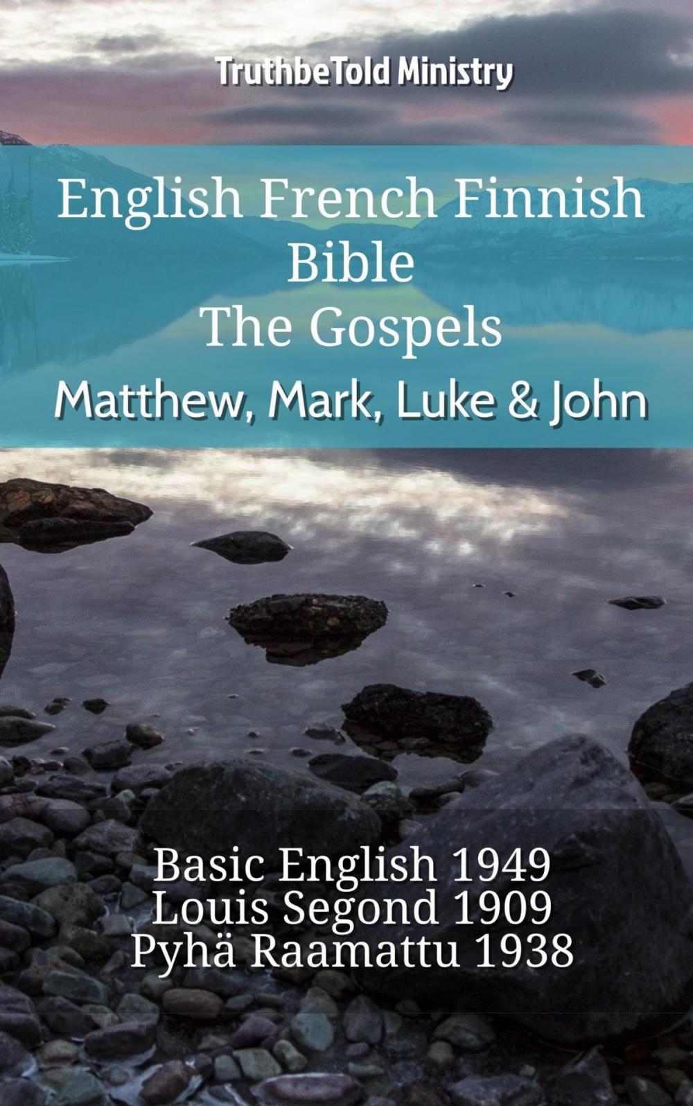 Big bigCover of English French Finnish Bible - The Gospels - Matthew, Mark, Luke & John