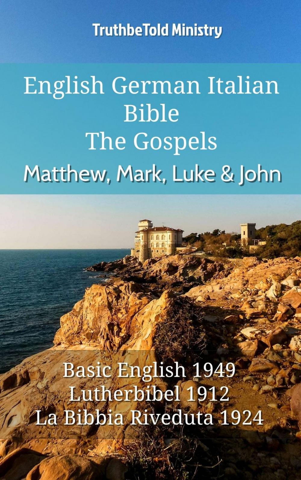 Big bigCover of English German Italian Bible - The Gospels - Matthew, Mark, Luke & John