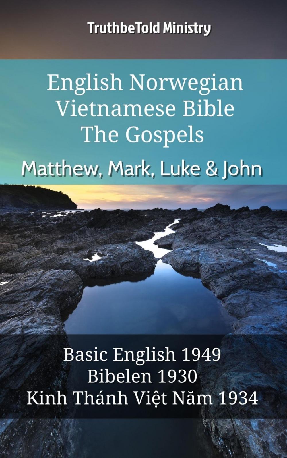 Big bigCover of English Norwegian Vietnamese Bible - The Gospels - Matthew, Mark, Luke & John