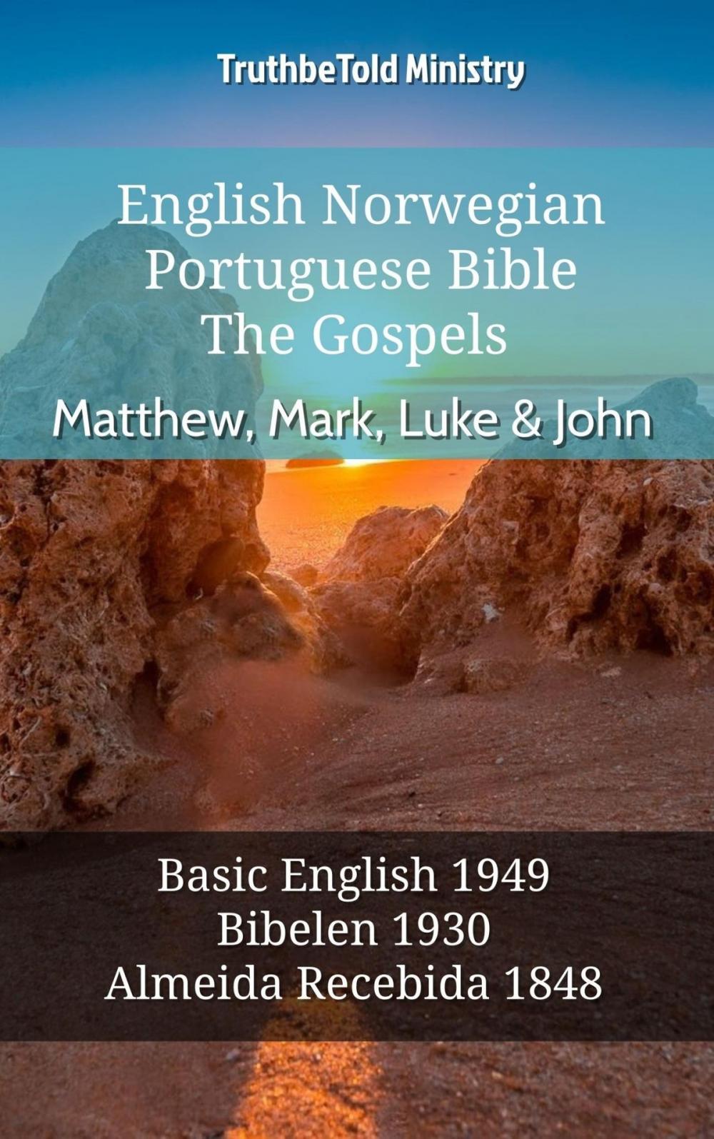 Big bigCover of English Norwegian Portuguese Bible - The Gospels - Matthew, Mark, Luke & John