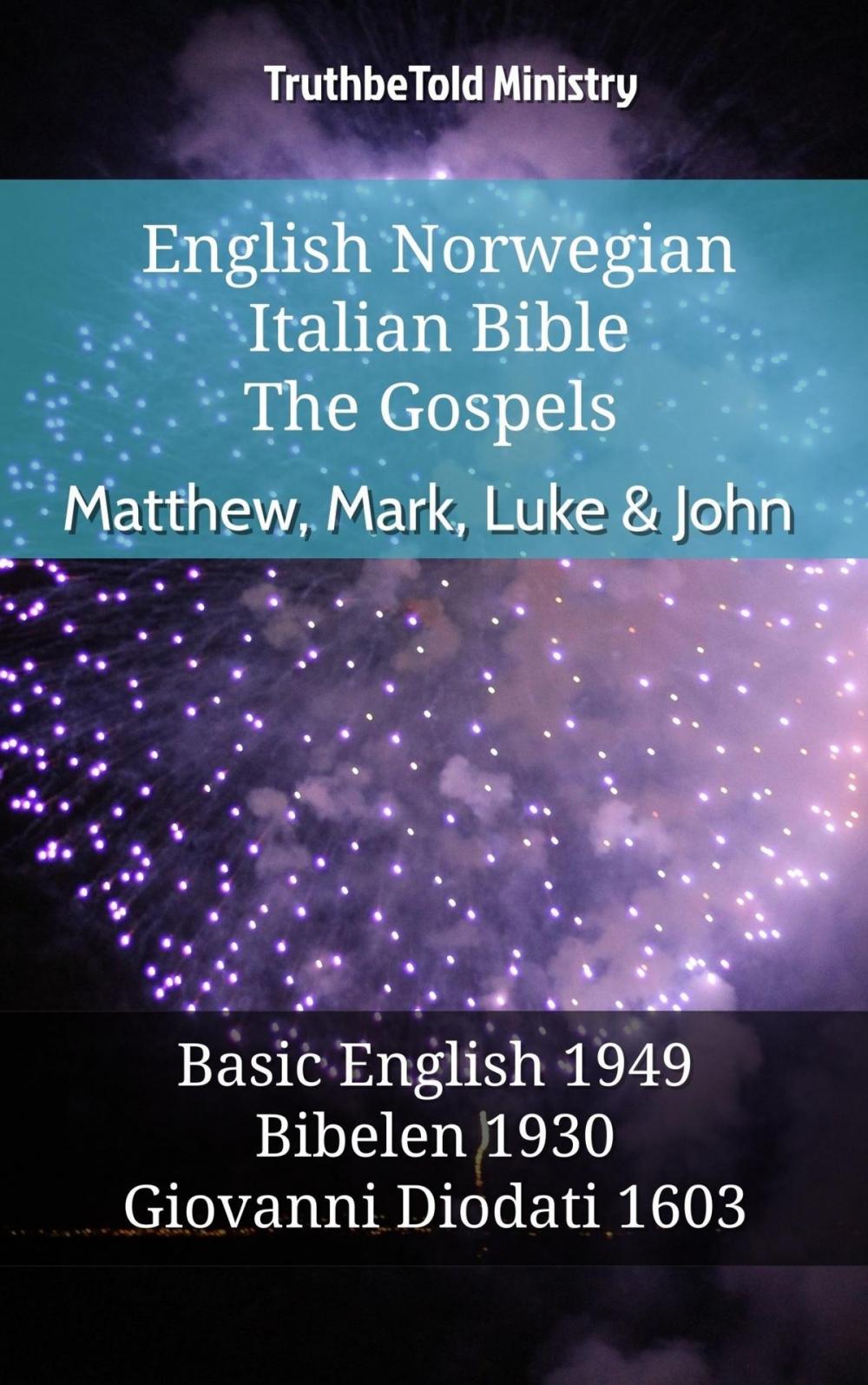 Big bigCover of English Norwegian Italian Bible - The Gospels II - Matthew, Mark, Luke & John