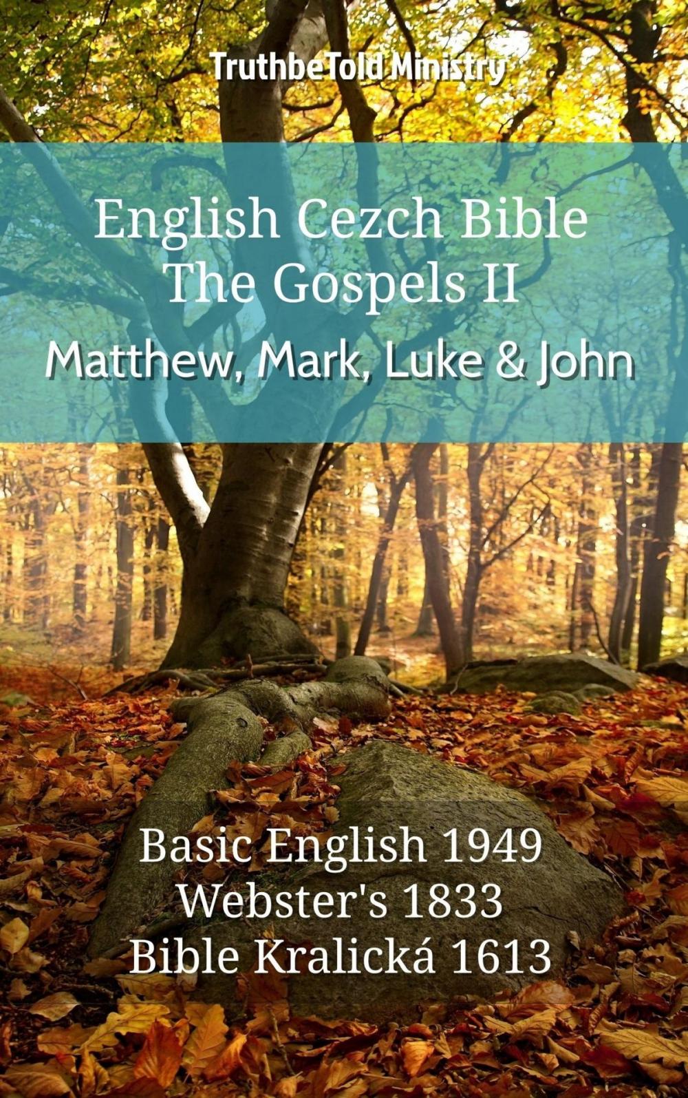 Big bigCover of English Czech Bible - The Gospels II - Matthew, Mark, Luke and John