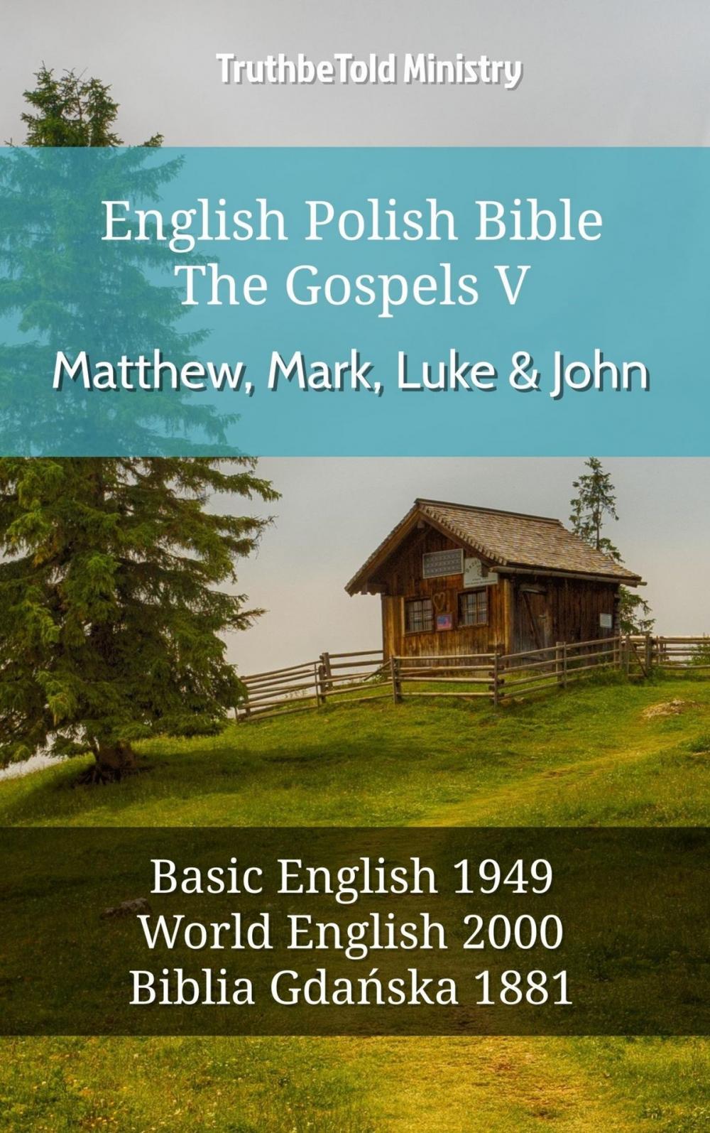 Big bigCover of English Polish Bible - The Gospels V - Matthew, Mark, Luke and John