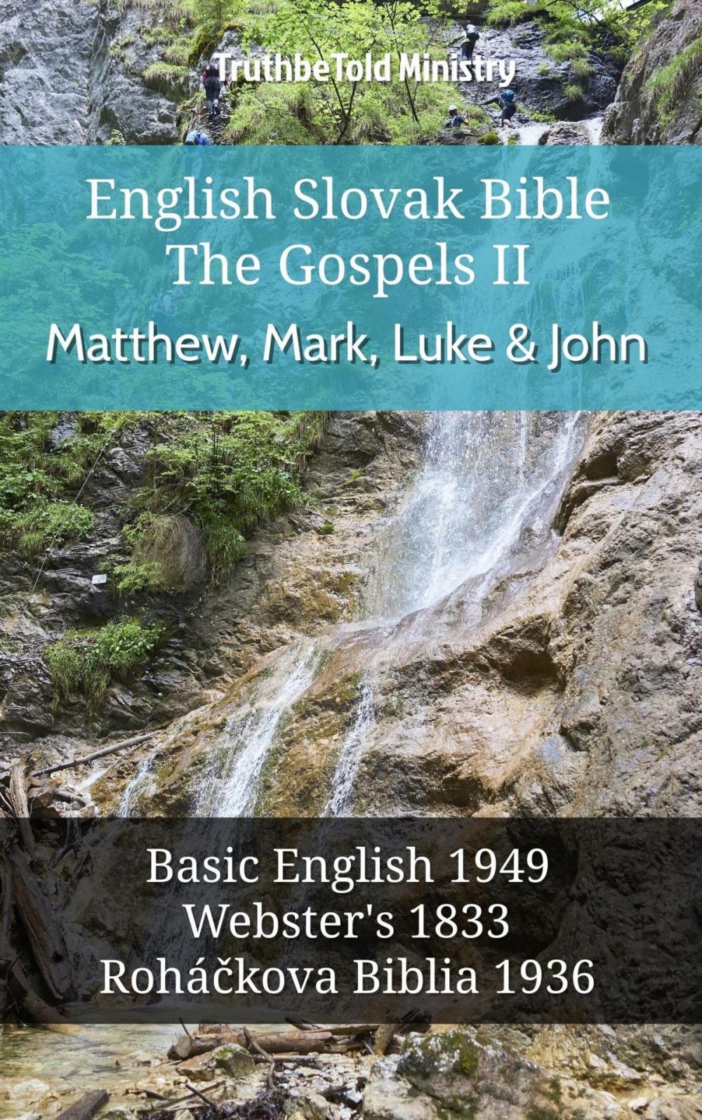 Big bigCover of English Slovak Bible - The Gospels II - Matthew, Mark, Luke and John