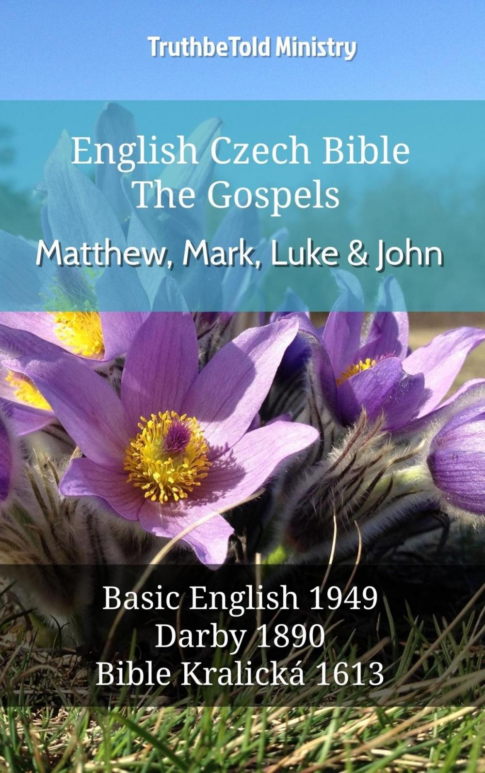 Big bigCover of English Czech Bible - The Gospels - Matthew, Mark, Luke and John