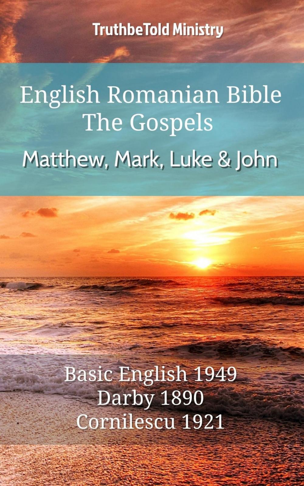 Big bigCover of English Romanian Bible - The Gospels - Matthew, Mark, Luke and John