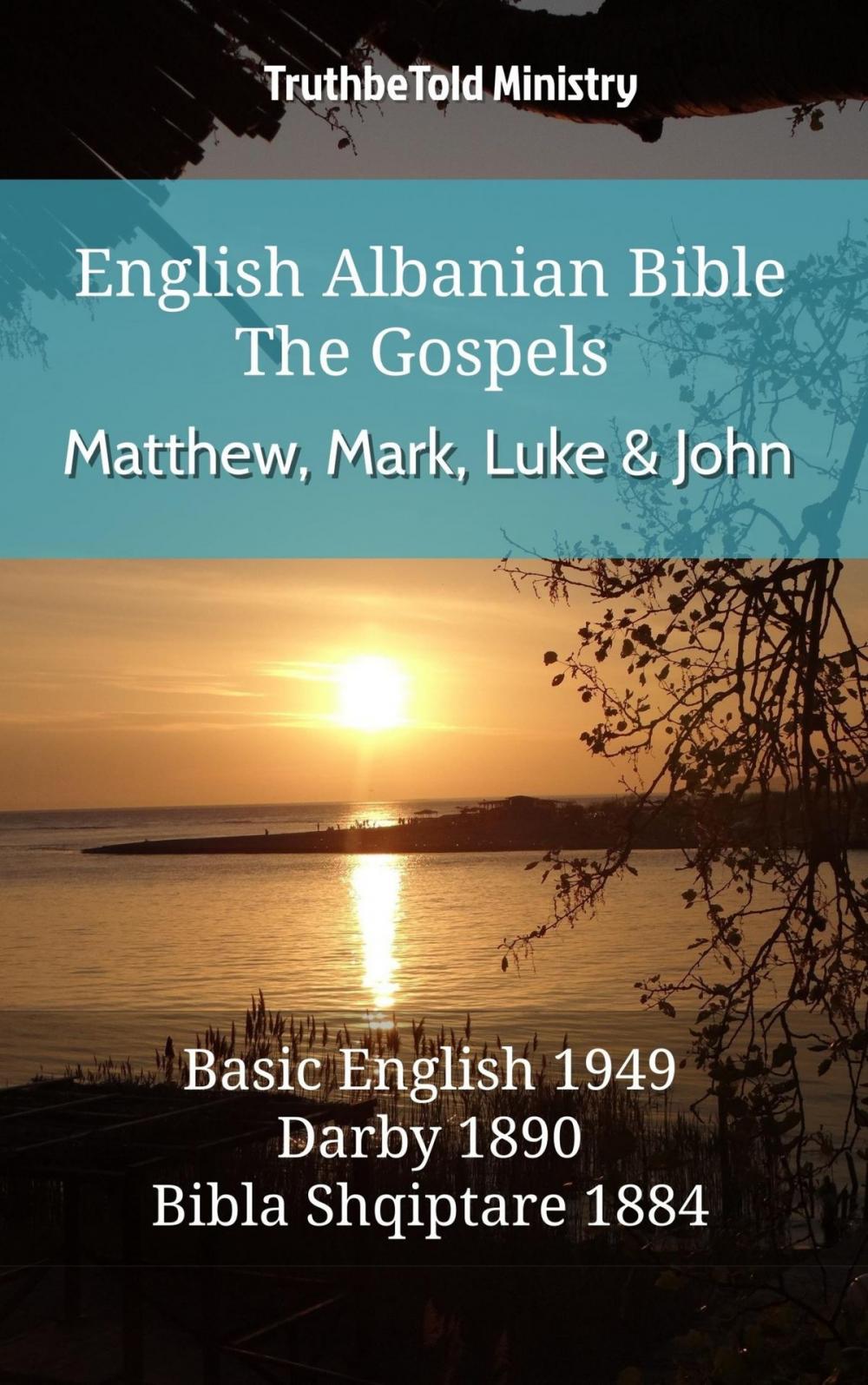 Big bigCover of English Albanian Bible - The Gospels - Matthew, Mark, Luke and John