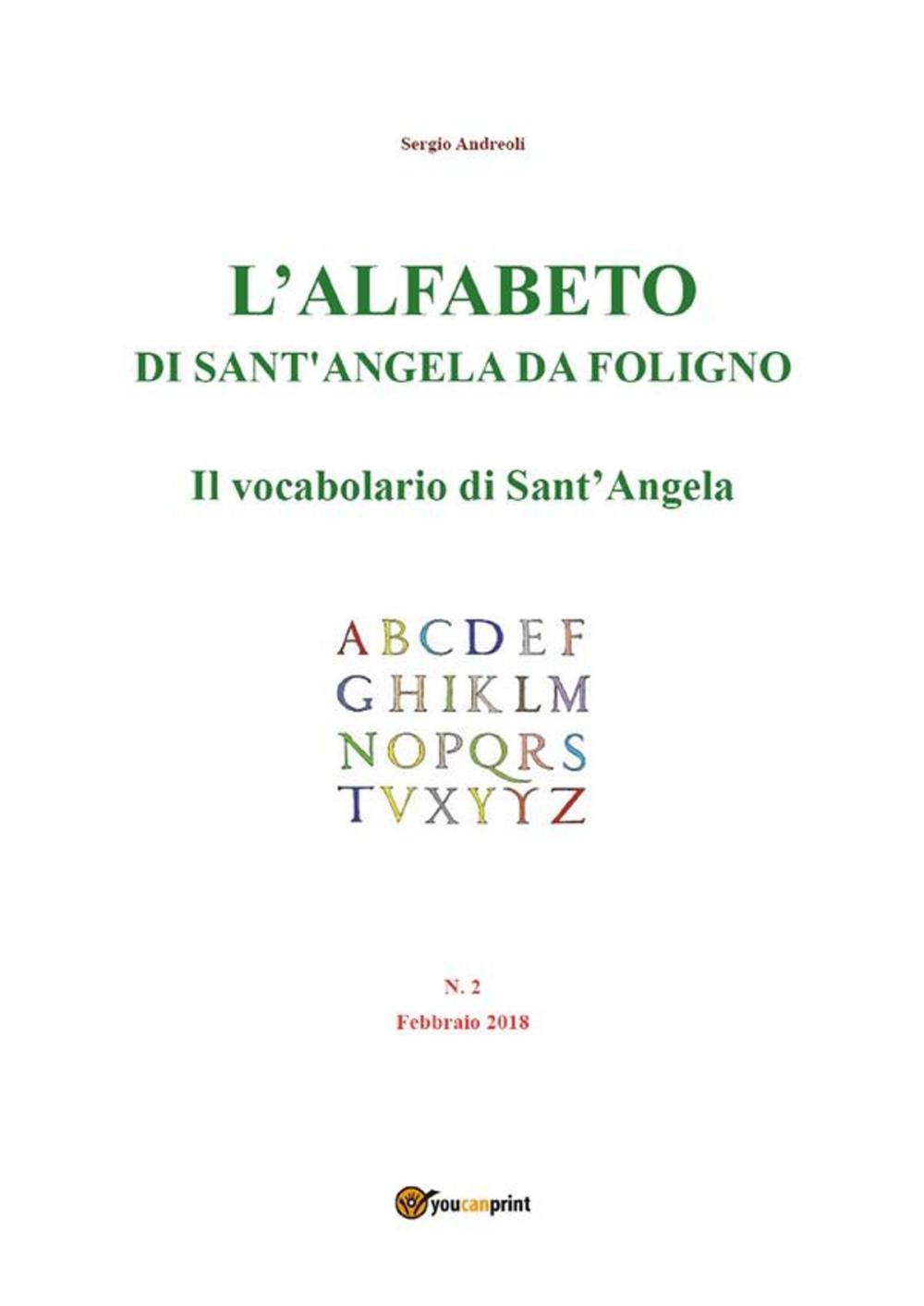 Big bigCover of L'alfabeto di Sant'Angela da Foligno - Num. 2 - Il vocabolario di Sant'Angela